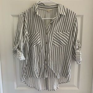 Casual Hi-Low Button Up